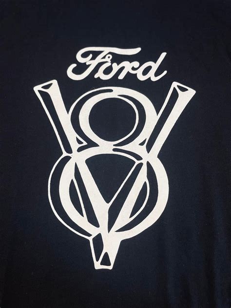 Ford Script V8 T Shirt Ajays Ford V8 Parts And Man Cave Accessories