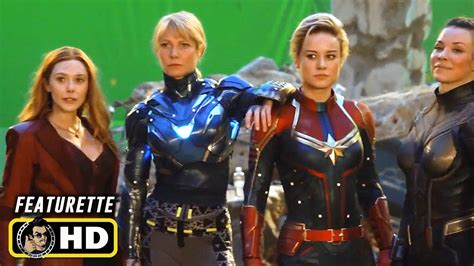 Avengers Endgame 2019 The Women Of The Mcu Hd Marvel Behind The Scenes Youtube