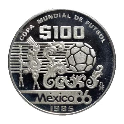 Moneda De Plata Proof 1985 100 Tesoros Del Mundial Envío gratis