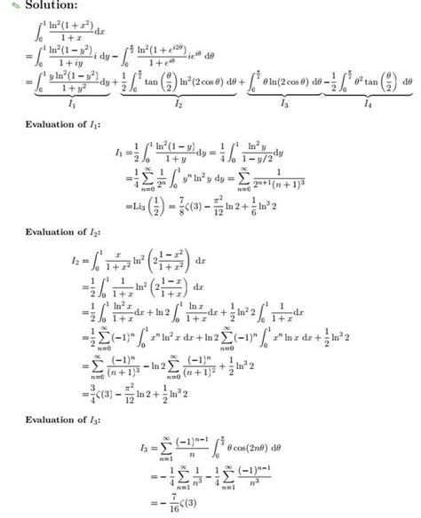 Calculus How To Evaluate Int 0 1 Frac X Ln 1 X Ln 1 X 2 1 X