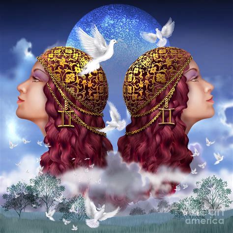 Gemini By MGL Meiklejohn Graphics Licensing Gemini Art Zodiac Art Art