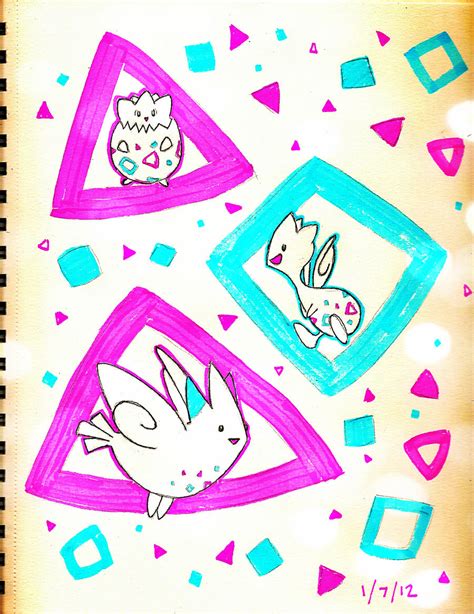 Togepi Evolution by lsssiscool on DeviantArt