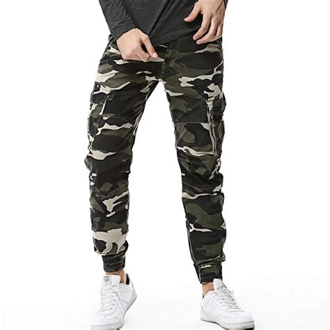 2017 Military Pants Men Camouflage Multi Pocket Pants Joggers Army Militar Male Harem Pants