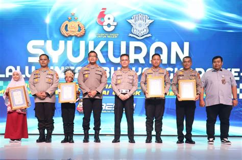 Polres Blitar Kota Raih Juara 1 Kawasan Tertib Lalu Lintas Tingkat