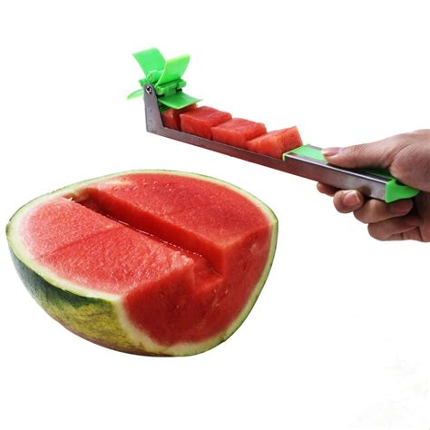 Novel Windmill Watermelon Slicer Cutter Stainless Steel Watermelon