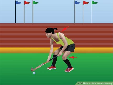 How To Flick In Field Hockey Steps With Pictures Wikihow