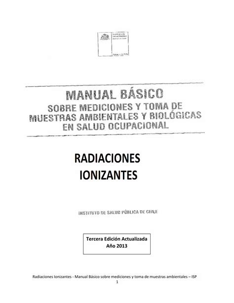 PDF Manual ISP Cap Radiaciones Ionizantes DOKUMEN TIPS