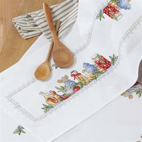 Craftways Kitchen Time Table Runner Counted Cross Stitch Kit