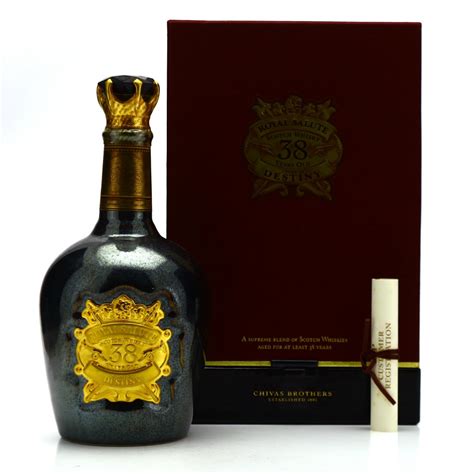 Chivas Royal Salute 38 Year Old Stone Of Destiny Whisky Auctioneer