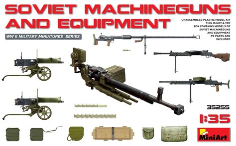 35255 SOVIET MACHINEGUNS AND EQUIPMENT – Miniart