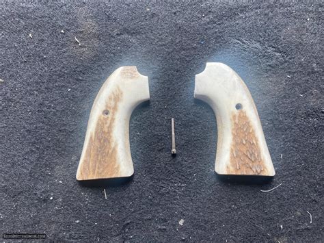 Elk Antler Grips For Ruger Blackhawk Bisley Frame