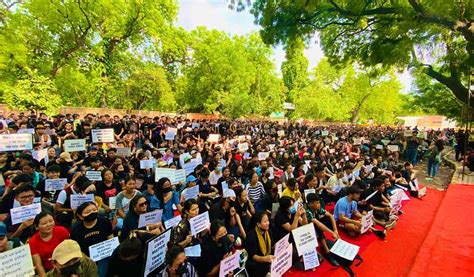 Protest At Jantar Mantar Over Manipur Sexual Assault Case By Kuki