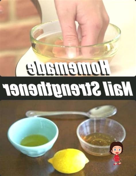 Diy Homemade Nail Strengthener We All Want Strong Thick And Beautiful Nail Homemade