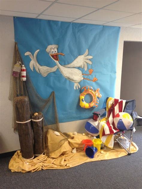 More of our beach/summer camp decorations. | Camping decor, Activities ...