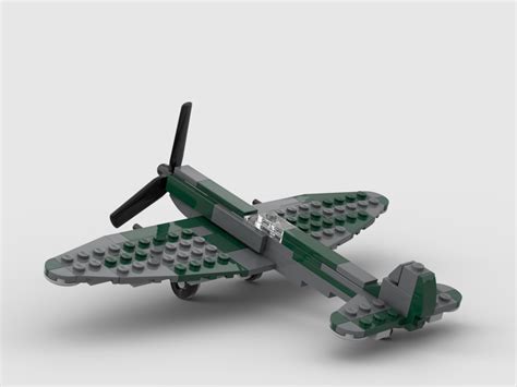 Lego Moc Supermarine Spitfire Mk Vb Camouflaged By Andrewg123