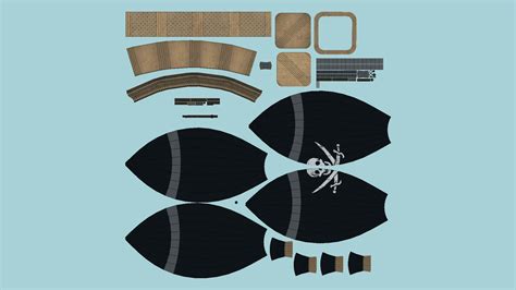 Hot Air Balloon Pirate D Model By Gsommer