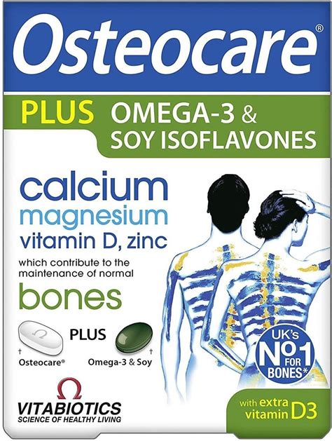 Vitabiotics Osteocare Plus Omega And Soy Isoflavones Tablets