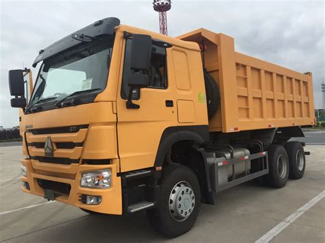 5ton Dump Truck With Knuckle Crane Hydraulic Cylinder Dump Truck Sinotruck Howo 4x4 Dump Truck