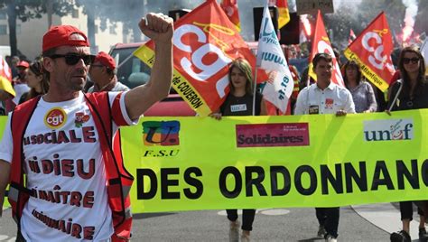 En Images R Forme Du Code Du Travail Manifestants En France