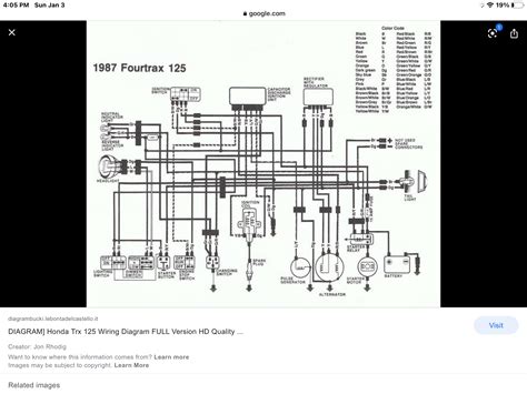 Honda Fourtrax 300 Cdi Wiring Diagram