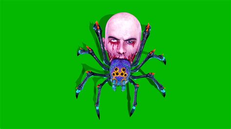 Spider Zombie Horror - 3D Model Animated - PixelBoom