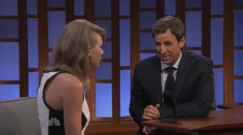 Taylor Swift 'Late Night With Seth Meyers' Interview on Make a GIF ...