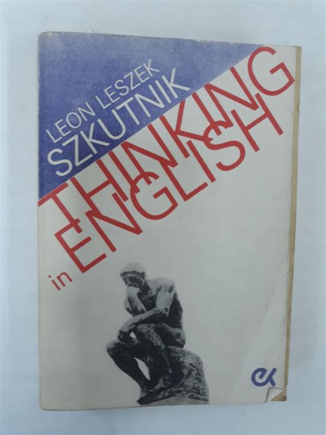 Thinking in English Leon Leszek Szkutnik tania książka Antykwariat