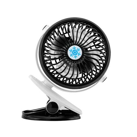 Cooling Clip Fan Portable Clip Fan Clip Rechargeable Fan Rotating Clip ...