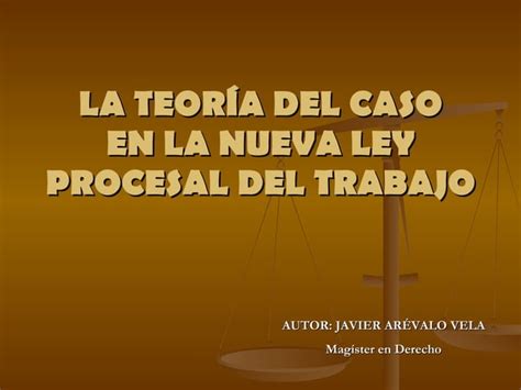 La TeorÍa Del Caso Ppt