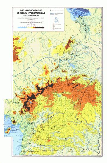 CAMEROUN TOPOGRAPHIE HYDROGRAPHIE