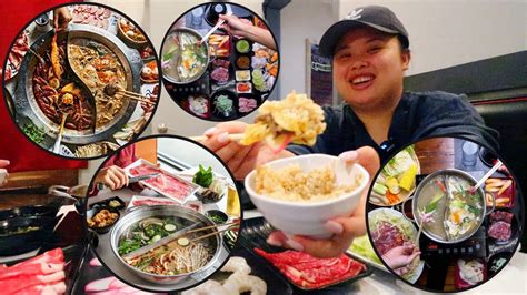 Seafood Waygu Short Rib Ribeye Hot Pot Mukbang 먹방 Eating Show