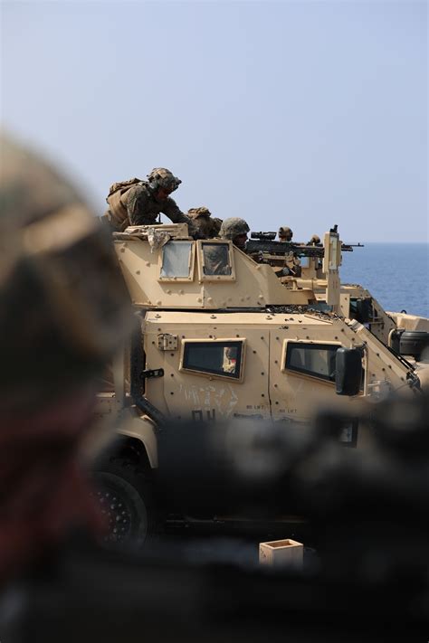 DVIDS Images 13th MEU Conducts A Vehicle Deck Shoot Aboard The JPM