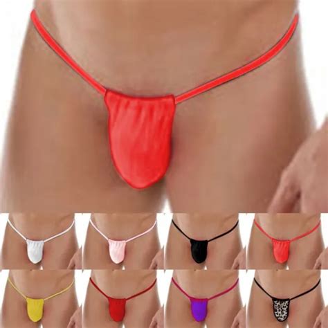 Herren G String Tanga Ausbuchtung Beutel Slip Mikro Bikini Unterw Sche