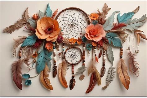 Premium Photo Bohemian Dreamcatcher Wall Art