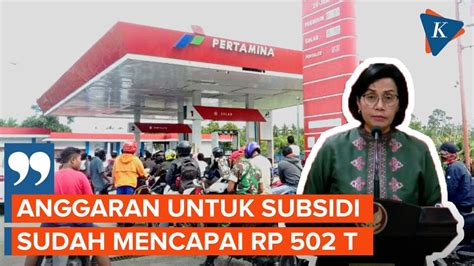 Sri Mulyani Minta Pertamina Kendalikan BBM Subsidi Pertalite Solar Agar