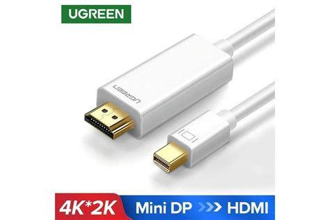 Кабель Mini DisplayPort HDMI Thunderbolt 4K Ugreen 20849 Ціна Купити