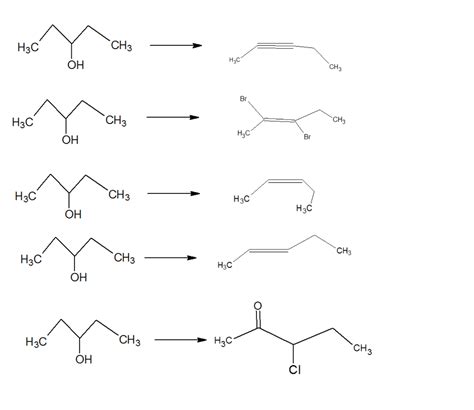 Solved Starting With Ch3 Ch2 Ch Oh Ch2 Ch3 As Starting