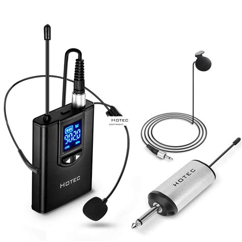 Hotec Wireless Lapellavalier And Headset Microphone System