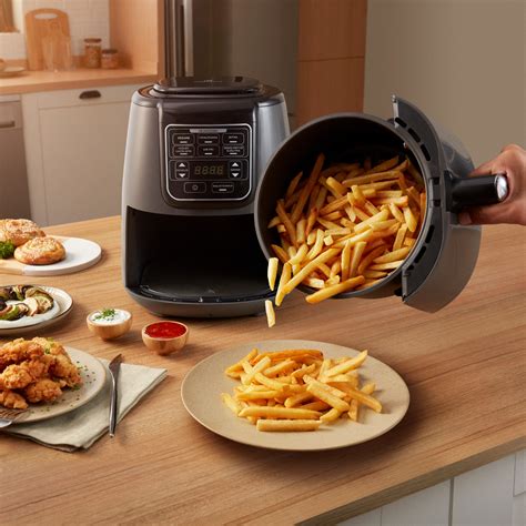 Karaca Air Pro Cook K Z Xl Airfryer Space Gray Black Ki Ilik Karaca