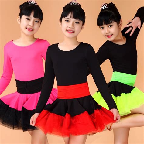 Chica Kids Ballroom Tango Tango de vestuario baile de los niños ropa de