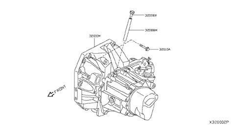 Manual Transmission Transaxle Fitting 2018 Nissan Versa Sedan