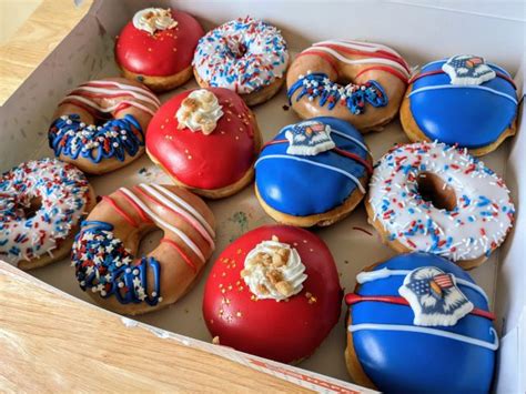 A Look At Krispy Kremes 2021 Fourth Of July Donut Collection Brand