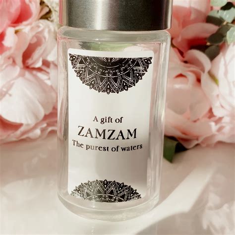 30 Personalize Zam Zam Water Bottle Stickers Party Islamic Wedding