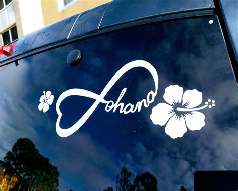 Disneys Lilo and Stitch Inspired Ohana Car Decal With Hawaiian - Etsy ...