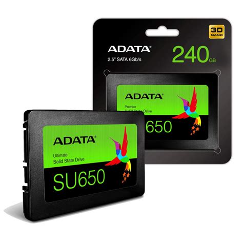 DISCO SÓLIDO 256GB ADATA SU650 SATA3 ASU650SS 256GT R