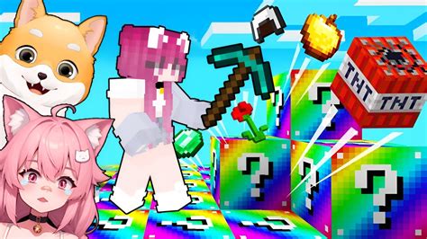 Minecraft Dar Jucam Lucky Block Curcubeu Youtube