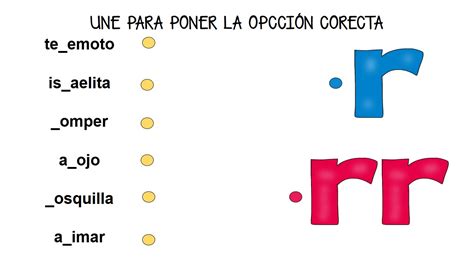 ROTACISMO Palabras Con R Y RR FICHAS DE TRABAJO