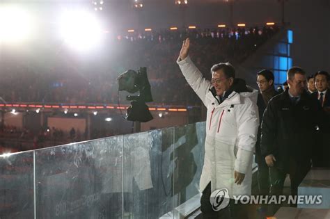 文在寅现场观看平昌冬残奥滑雪赛为韩朝健儿加油 韩联社