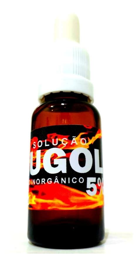 Lugol Forte 20 Ml Iodo Inorgânico 5 Por Cento Mercado Livre