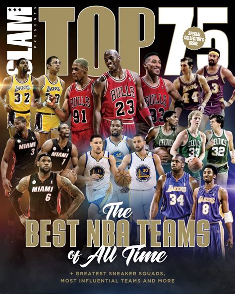 SLAM Presents TOP 75 NBA Teams of All Time Special Issue | SLAM